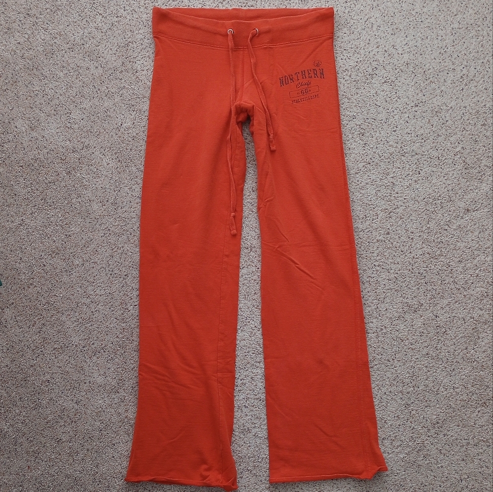 Y2K Orange Sweatpants Athletic Department